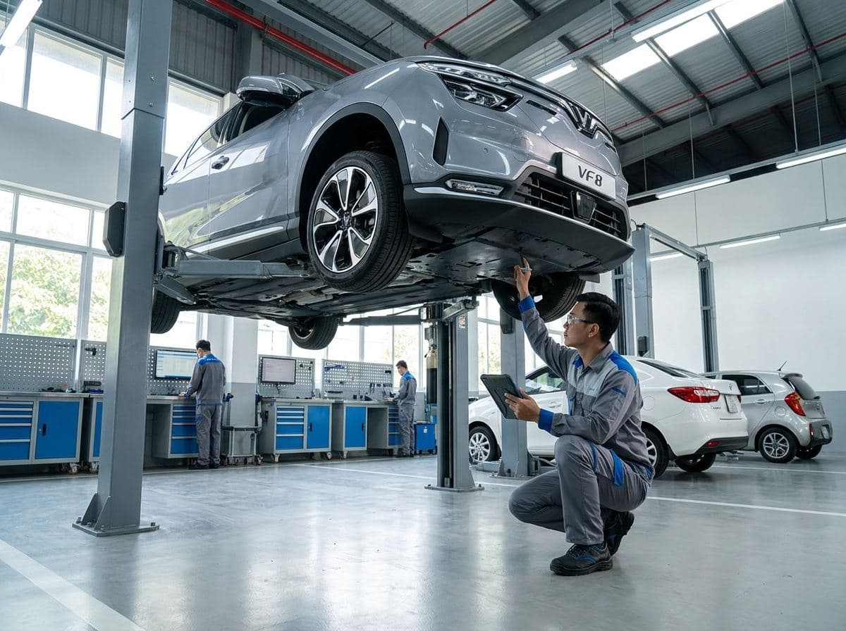 Bảo Dưỡng Ô Tô Điện Gồm Những Gì? Khác Xe Xăng Ra Sao