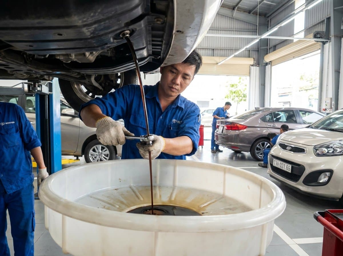 Bao Lâu Thay Dầu Động Cơ Ô Tô Một Lần? Hướng Dẫn Chính Xác