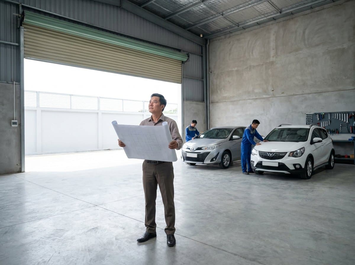 Cách Mở Garage Ô Tô: Hướng Dẫn Từ A–Z Cho Người Mới