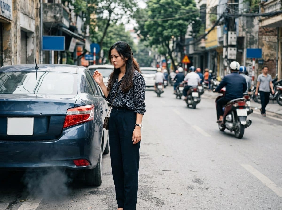 Xe Ô Tô Bị Khói Đen: Đọc Màu Khói Đoán Bệnh Động Cơ