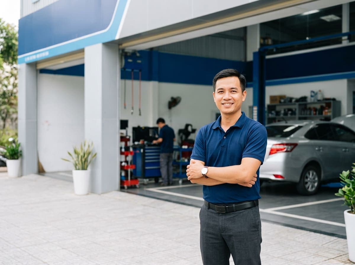 Chủ garage tham gia nền tảng Gogara miễn phí