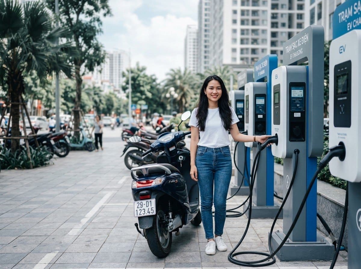 Trụ Sạc AC Và DC Khác Gì Nhau? Các Loại Trụ Sạc Xe Điện Ở Việt Nam