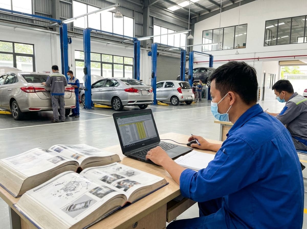 Chi Phí Mở Garage Ô Tô Năm 2026: Bảng Tính Thực Tế Từ A–Z