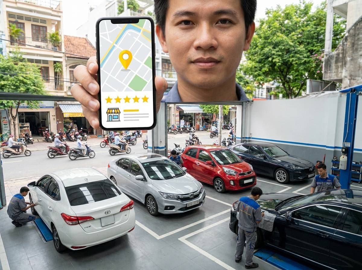 Tối Ưu Google My Business Cho Garage Ô Tô Địa Phương