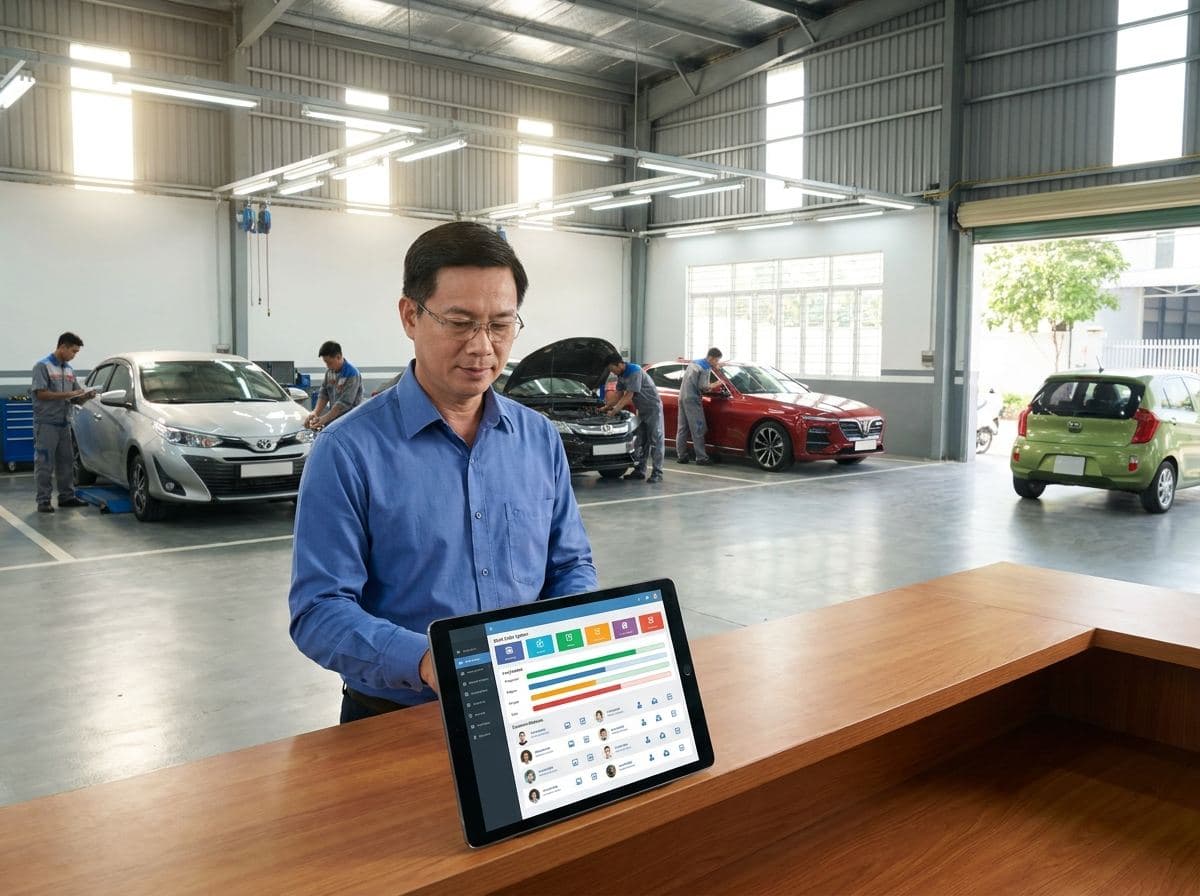 Phần Mềm Quản Lý Garage Ô Tô: Top Lựa Chọn Tốt Nhất 2026